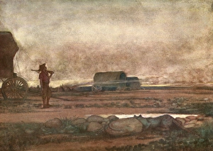 Illustration, A Song of the English, Barren Landscape Illustration, A Song of the English, Barren Landscape