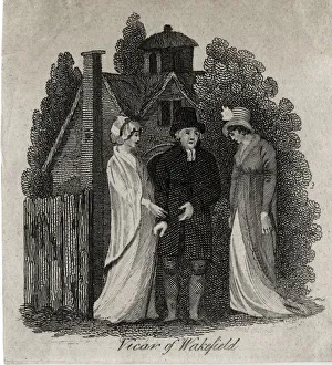 Illustration, The Vicar of Wakefield Illustration, The Vicar of Wakefield