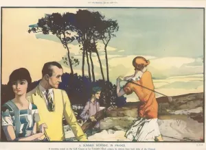 A Summer Morning In France Print by Edmund Blampied
