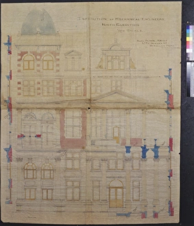 <b class=qtipBold><figcaption>IMechE building; north elevation</figcaption></b><br>IMechE building; north elevation (facing the park) Storey?s Gate, Old Queen Street. Date:<br><em>© The Institution of Mechanical Engineers/Mary Evans</em> IMechE building; north elevation
