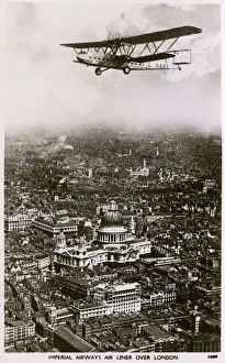 Rooftops Gallery: Imperial Airlines Handley Page over London, Englad