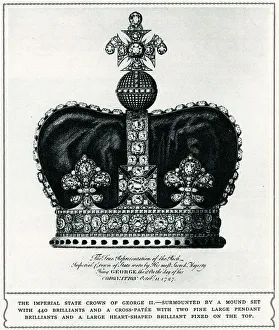 Imperial State Crown of George II, was crowned 1727 Imperial State Crown of George II, was crowned 1727