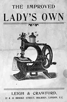 Holborn Gallery: The Improved Ladys Own Sewing Machine