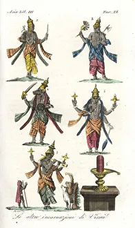 Other incarnations of the Hindu god Vishnu Other incarnations of the Hindu god Vishnu