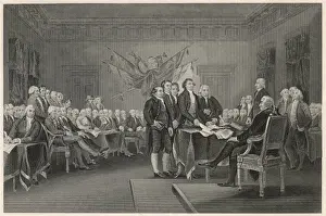 Print of the Signing of the Declaration of Independence