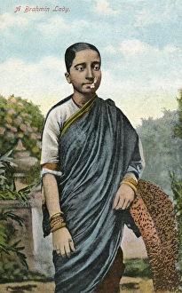 India - A Brahmin lady India - A Brahmin lady