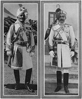 Indian Maharajahs offering support to Britain in First World Indian Maharajahs offering support to Britain in First World