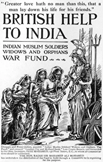 Impoverished Gallery: Indian Muslim soldiers Widows and Orphans War Fund