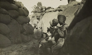 Indian soldiers in trench, Gallipoli, 1915 Indian soldiers in trench, Gallipoli, 1915