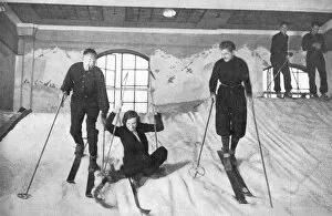 Audrey Gallery: Indoor ski school at Piccadilly Circus