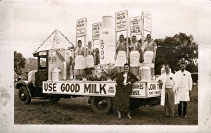 Industrial Co-operative Society Milk Advertising Lorry, Darl Industrial Co-operative Society Milk Advertising Lorry, Darl