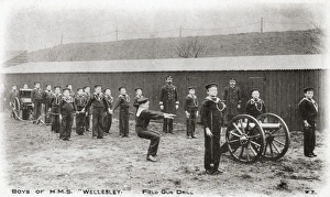 Industrial School Training Ship HMS Wellesley - Field Gun Dr Industrial School Training Ship HMS Wellesley - Field Gun Dr