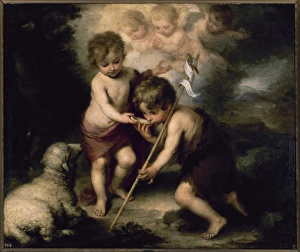 The Infant Christ and Saint John the Baptist with a The Infant Christ and Saint John the Baptist with a