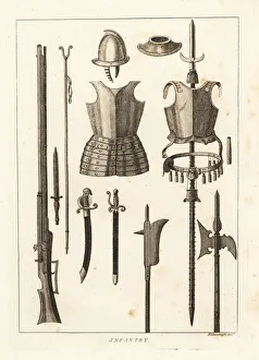 Infantry armour and weapons, 17th century Infantry armour and weapons, 17th century