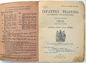 Infantry Training (4-Company Organization) 1914 Infantry Training (4-Company Organization) 1914