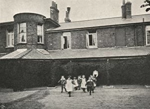 Schools Collection: Infants playground, Lambeth Schools, West Norwood, London