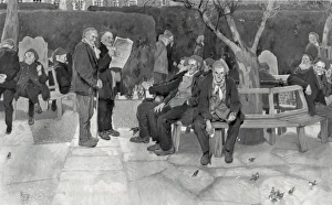 Inmates of the Chelsea workhouse, London Inmates of the Chelsea workhouse, London