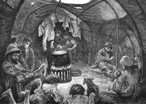 Gypsy Gallery: Inside a tent on Mitcham Common