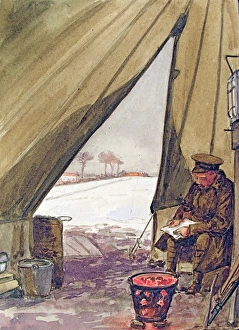 Inside tent, White Horse Hill, Chislehurst, Kent Inside tent, White Horse Hill, Chislehurst, Kent