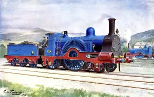 Caledonian Railway Locomotive No. 83 Print, 1906