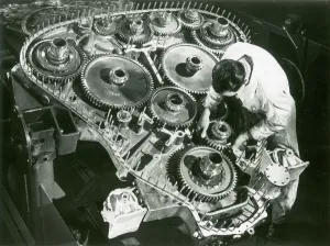Deltic Engine, Final Gear Fitting Print