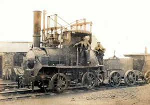 Inst. Of Mechanical Engineers Prints: George Stephenson's Hetton Colliery Locomotive Print 1822