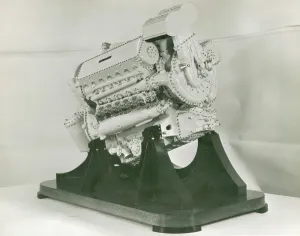 Napier Deltic Engine Print (Inst. of Mechanical Engineers)