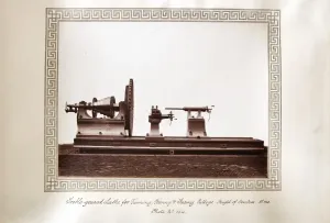 Inst. Of Mechanical Engineers Prints: Treble-geared lathe Print, 18 inch centres