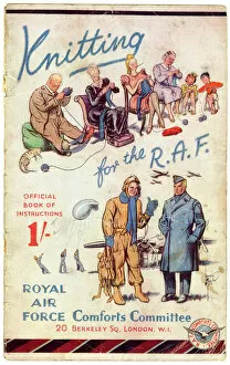 Official Gallery: Instruction booklet, Knitting for the RAF, WW2