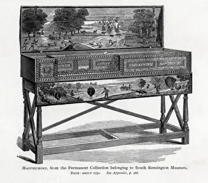 Instrument in the collection of the Victoria and Albert Museum. Date: circa 1750 Instrument in the collection of the Victoria and Albert Museum. Date: circa 1750
