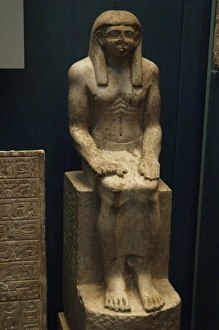 Intefs seated statue. Egypt Intefs seated statue. Egypt