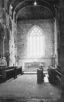 The interior of the Abbey Church of St Mary, Iona The interior of the Abbey Church of St Mary, Iona