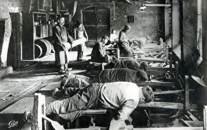 New Items from the Grenville Collins Collection: Interior of French Cutlery Factory, Thiers - Knife Grinders
