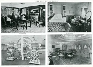 Interior of New Royal Yacht - HMY Victoria and Albert 1901 Interior of New Royal Yacht - HMY Victoria and Albert 1901