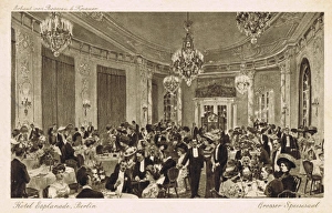 Interior of restaurant in the Hotel Esplanade, Berlin, c. 19 Interior of restaurant in the Hotel Esplanade, Berlin, c. 19