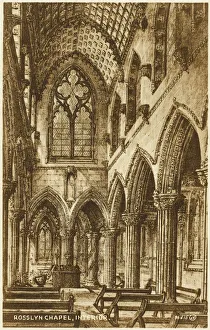 Carvings Gallery: The interior of Rosslyn Chapel