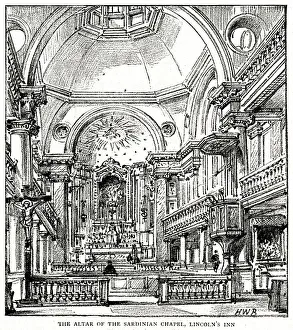 Interior of the Sardinian Chapel, 1893 Interior of the Sardinian Chapel, 1893