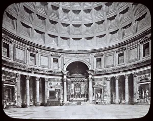 Interior view of The Pantheon, Rome, Italy Interior view of The Pantheon, Rome, Italy