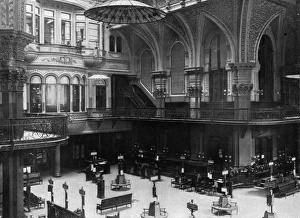 Interior view, Stock Exchange, New York City, USA Interior view, Stock Exchange, New York City, USA