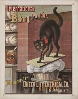 Rising Gallery: International baking powder. Manufactured by Queen City Chem