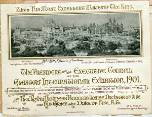 Related Images Gallery: Invitation, Glasgow International Exhibition 1901