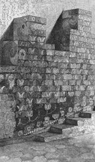 Susa Palace of Darius Brick Staircase Print, 1887