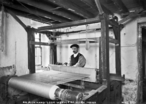 An Irish Hand-Loom Weaver at Work, Moira An Irish Hand-Loom Weaver at Work, Moira