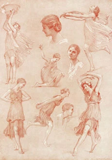 Sketches Gallery: ISADORA DUNCAN 1909