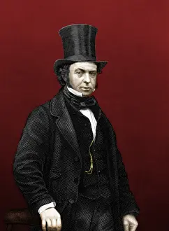 Prints of Isambard Kingdom Brunel (1806 15 September 1859) - English mechanical and civil engineer Industrialist Prints: Isambard Kingdom Brunel Print circa 1850