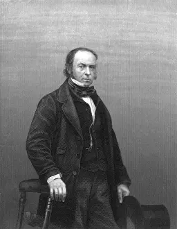 Isambard Kingdom Brunel Prints: Isambard Kingdom Brunel Engraved Print, c. 1855