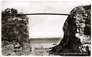 The Island Bridge, Newquay, Cornwall The Island Bridge, Newquay, Cornwall