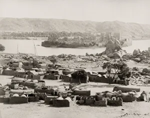 Island of Philae in the River Nile, Egypt Island of Philae in the River Nile, Egypt