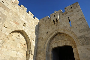 Israel. Jerusalem. Jaffa Gate. Old City Walls Israel. Jerusalem. Jaffa Gate. Old City Walls