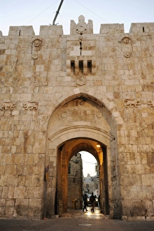 Stephen Gallery: Israel. Jerusalem. Lions Gate. Old City Walls